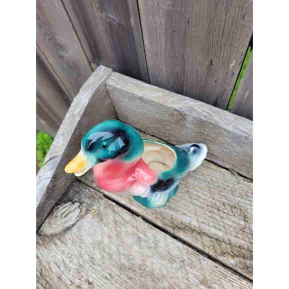 Vintage Royal Copley Mallard Planter, Indoor Succulent Planter - Picture 3 of 5
